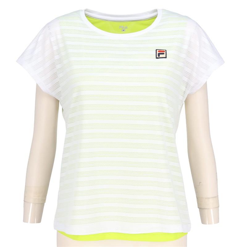 FILA（フィラ） 61 ゲームシャツ テニスゲームシャツ W (cz6sgw058-wt0