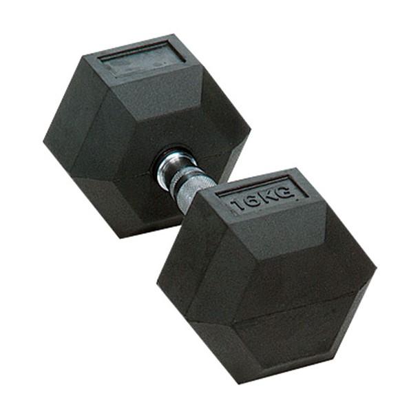 ラバーHEXダンベル 16KGK エバニュー(evernew) ガッコウキキグッズソノタ (etb547) EVERNEW ラバーHEXダンベル 16KGK エバニュー(evernew) ガッコウキキ