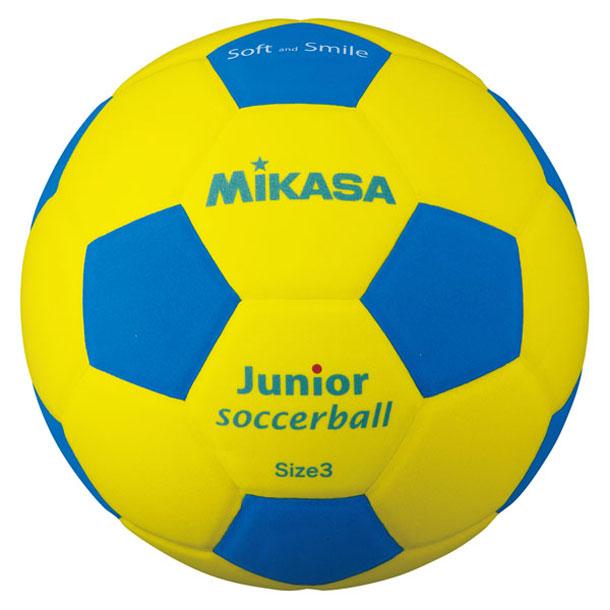 スマイルサッカーボール 3号 YBL MIKASA セール特価 SF3JYBL ミカサ サッカーキョウギボール 最新号掲載アイテム