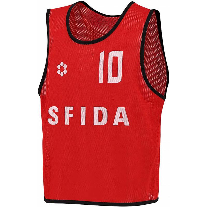 SFIDA（スフィーダ） SFIDA TEAM BIBS フットサル ビブス (sh24g02-red