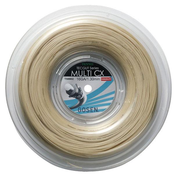 GOSEN/ゴーセン TS6602NA テックガットマルチCX16NAロール ゴーセン GOSEN テックガット マルチ CX 16ロール テニス硬式 ガット