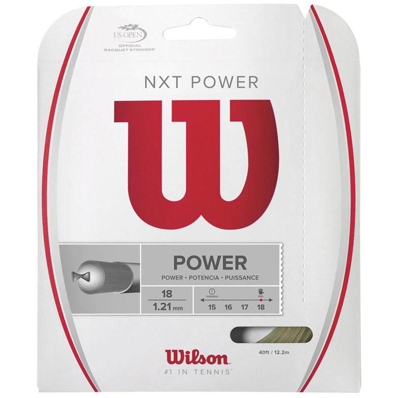 【ロット販売：入り数6】 Wilson(ウイルソン) NXT POWER 18 テニス 硬式ガット (wrz941800) Wilson（ウイルソン） 【ロット販売：入り数6】 NXT POWER 18 テニス