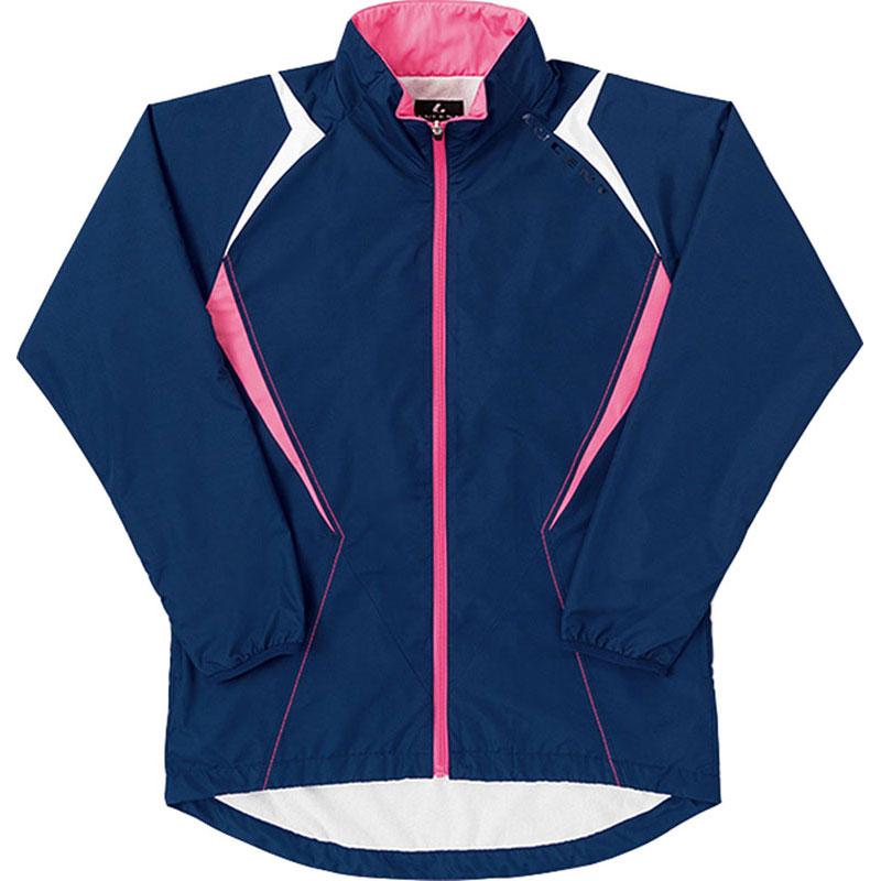 LUCENT(ルーセント) Ladies ウィンドウォーマーシャツ ネイビー テニス ウインドジャケット (xlw6386) LUCENT（ルーセント） Ladies ウィンドウォーマーシャツ ネイビー