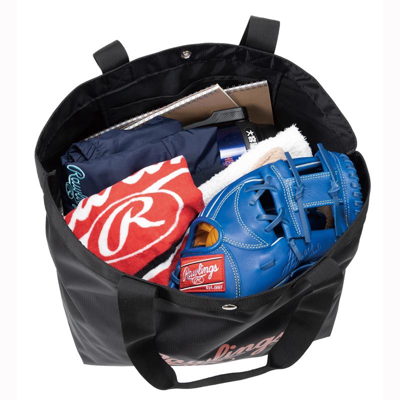 ローリングス Rawlings ホンキノサブバッグ(ポケッタブル) 40L 野球 ベースボール バック マルチバッグ(EBP12S07-B/RD)｜pitsports｜02