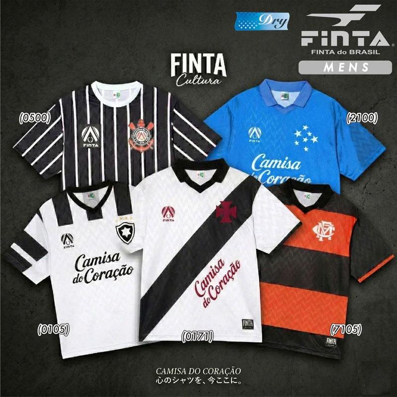 ボタフォゴ ユニフォーム サッカー シャツ ブラジル FINTA FINTA（フィンタ） レコルダーレ クラシコ プラクティスシャツ