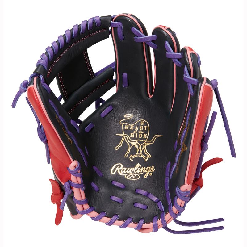 ピンク・ブルー Rawlings（ローリングス）女子ソフトボール グラブ