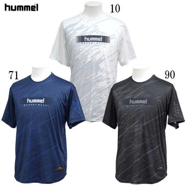 バスケット昇華半袖 Tシャツ hummel ヒュンメル HAPB4032 定番から日本未入荷 （訳ありセール 格安） バスケットウェア