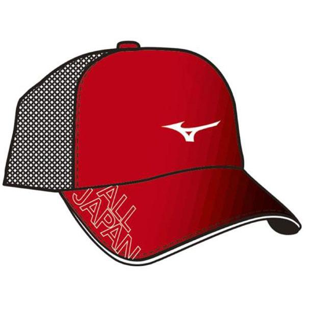 贅沢屋の MIZUNO 帽子 ミズノ メッシュキャップ 2019限定 オールジャパン テニス キャップ テニス用品 ソフトテニス 限定 テニスキャップ 62JW9Z43 MIZUNO ミズノ キャップ 帽子 テニス