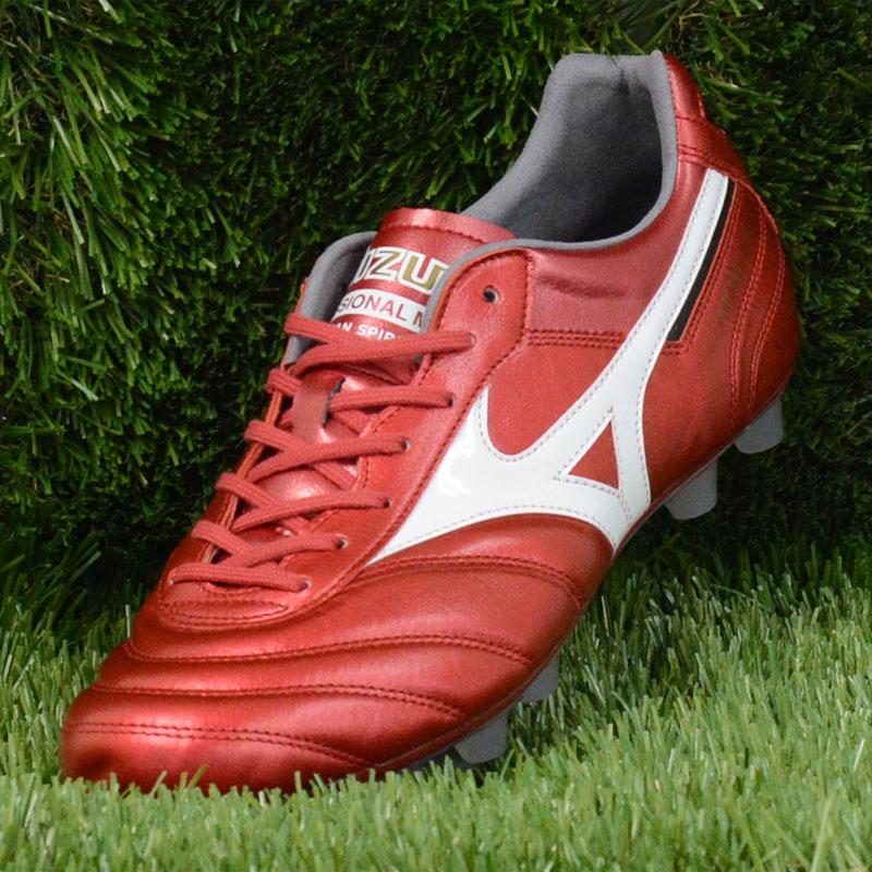 Mizuno モレリア Ⅱ JAPAN Ruby Red 25 モレリア 2 Kemari87 KISHISPO / モレリア 2 JAPAN p1ga200160 レッド×ホワイト