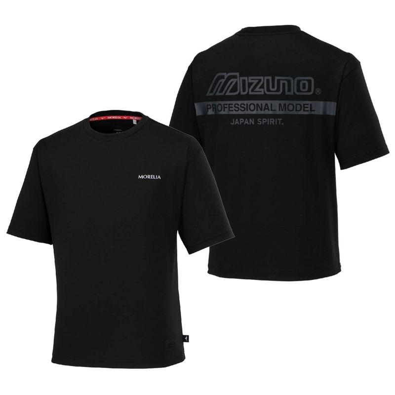 MIZUNO（ミズノ） (モレリア) バックプリントTシャツ (ユニセックス