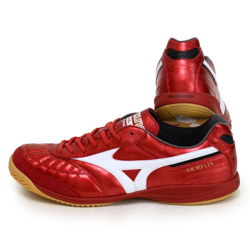 Mizunoミズノモレリア IN 25.0 赤 フットサルシューズ Mizunoミズノモレリア IN 25.0 赤 フットサルシューズ MIZUNO