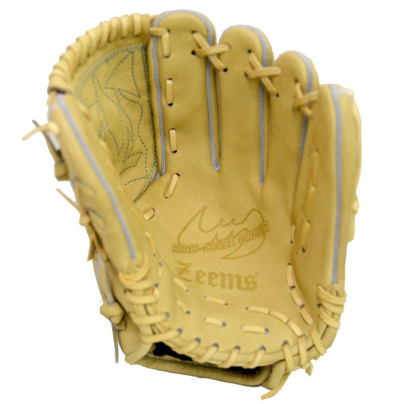 ジームス Zeems  限定 硬式グラブ 三方親 投手用  コウモリ型ロゴ グラブ袋付  野球 硬式 グローブ グラブ ピッチャー  26SS(SV-532PB)の画像