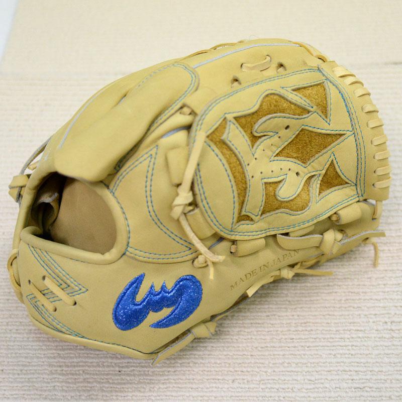 ジームス Zeems  限定 硬式グラブ 三方親 投手用  コウモリ型ロゴ グラブ袋付  野球 硬式 グローブ グラブ ピッチャー  26SS(SV-532PB)の画像