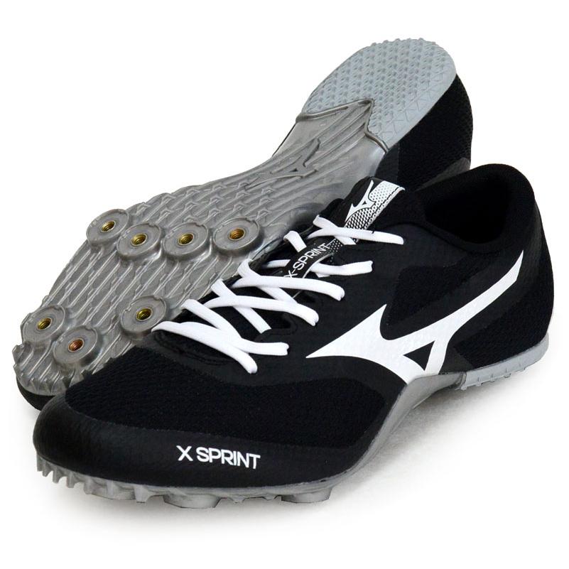ミズノ エックススプリント ブラック 27.0 MIZUNO（ミズノ） エックススプリント(エントリーモデル/土トラック