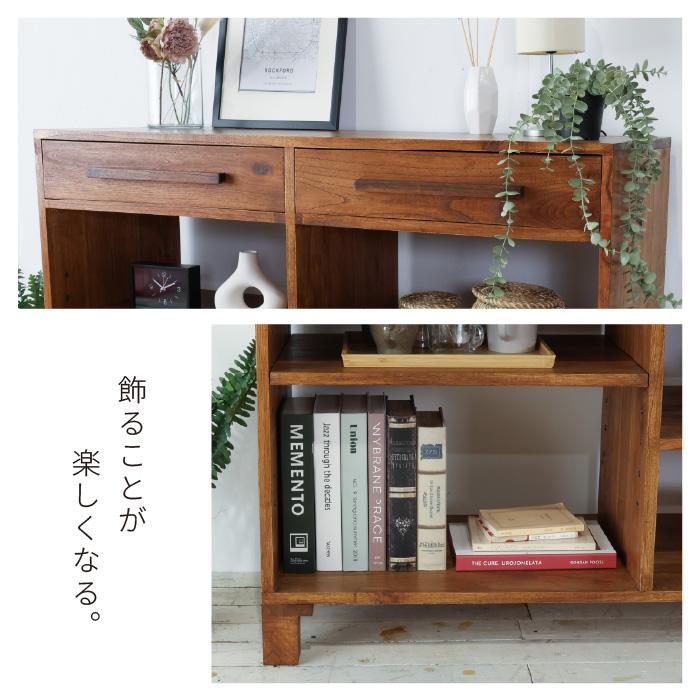 キャビネット 幅120 西海岸風 リビングボード サイドボード 収納