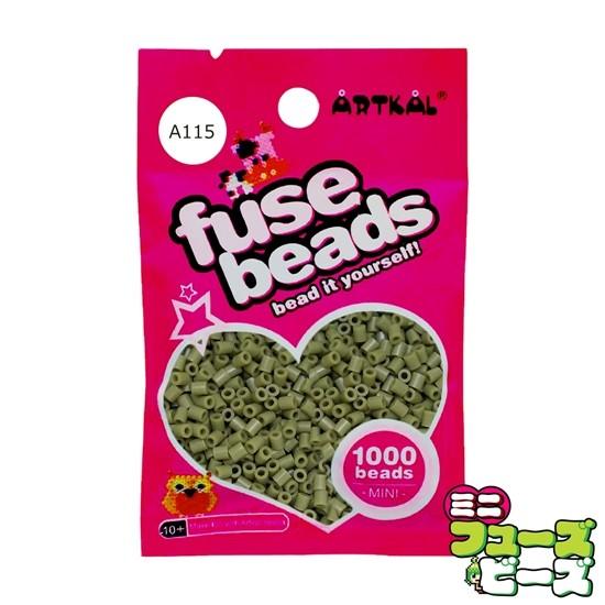 フューズビーズ ミニ (2.6mm) モスグリーン 1000粒 A115 | 