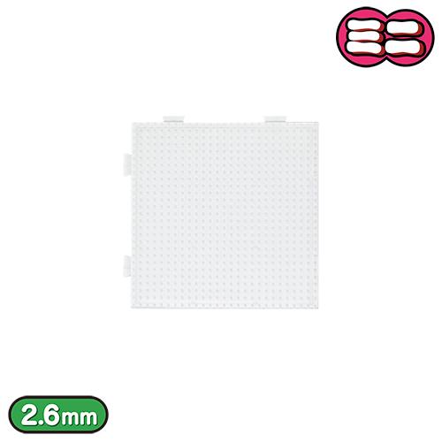 ミニ（2.6mm）アイロンビーズ用ペグボード スモール スクウェア型（連結タイプ）7.5×7.5cm CP01 | 