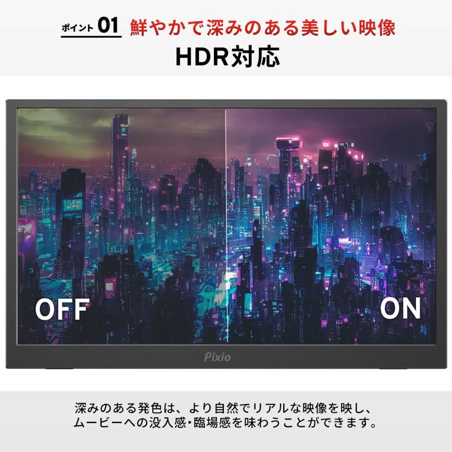 Pixio [アウトレットC] モバイルモニター 15.6インチ PC