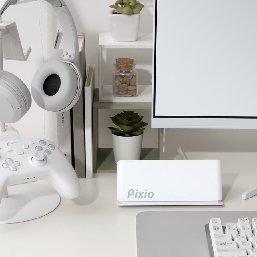 Pixio 電源タップ usb付き おしゃれ コンセント USB充電器 卓上 type-c