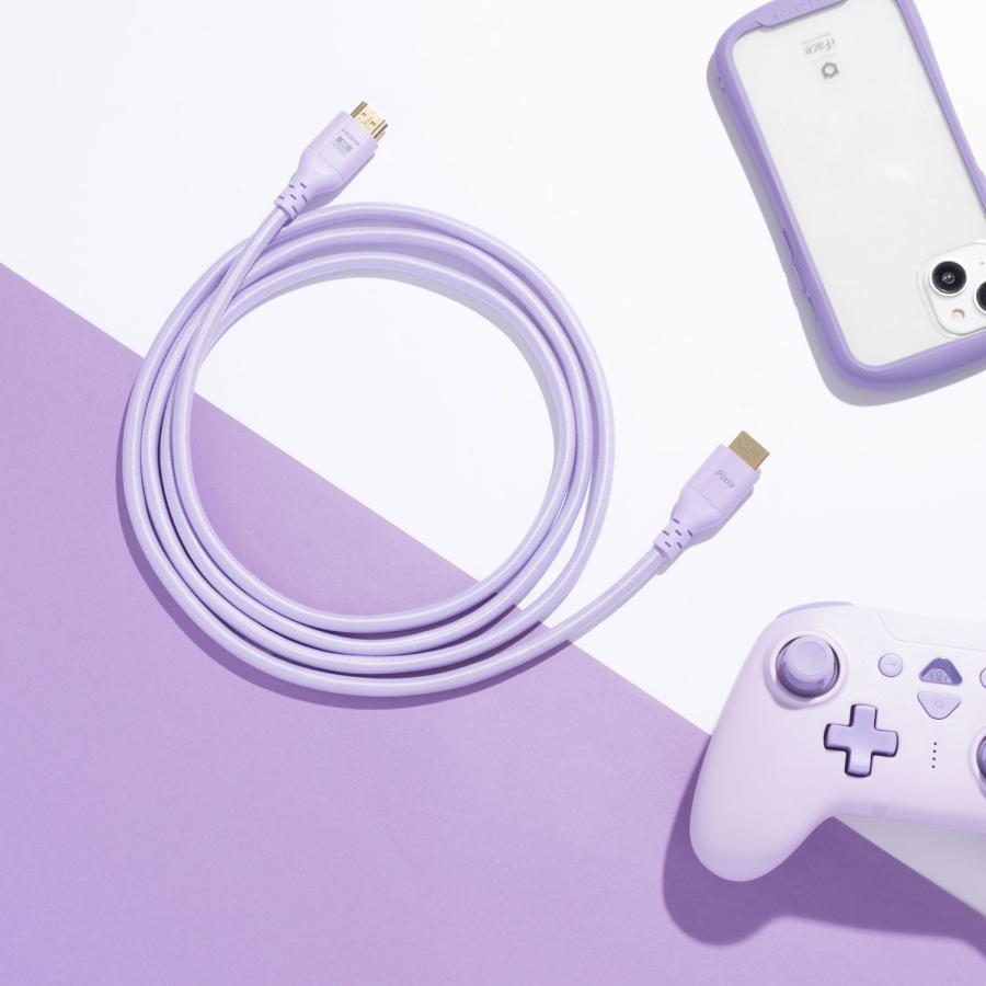 Pixio Pixio HDMIケーブル 2m 4K 8K 白 ホワイト ブルー ピンク hdmi