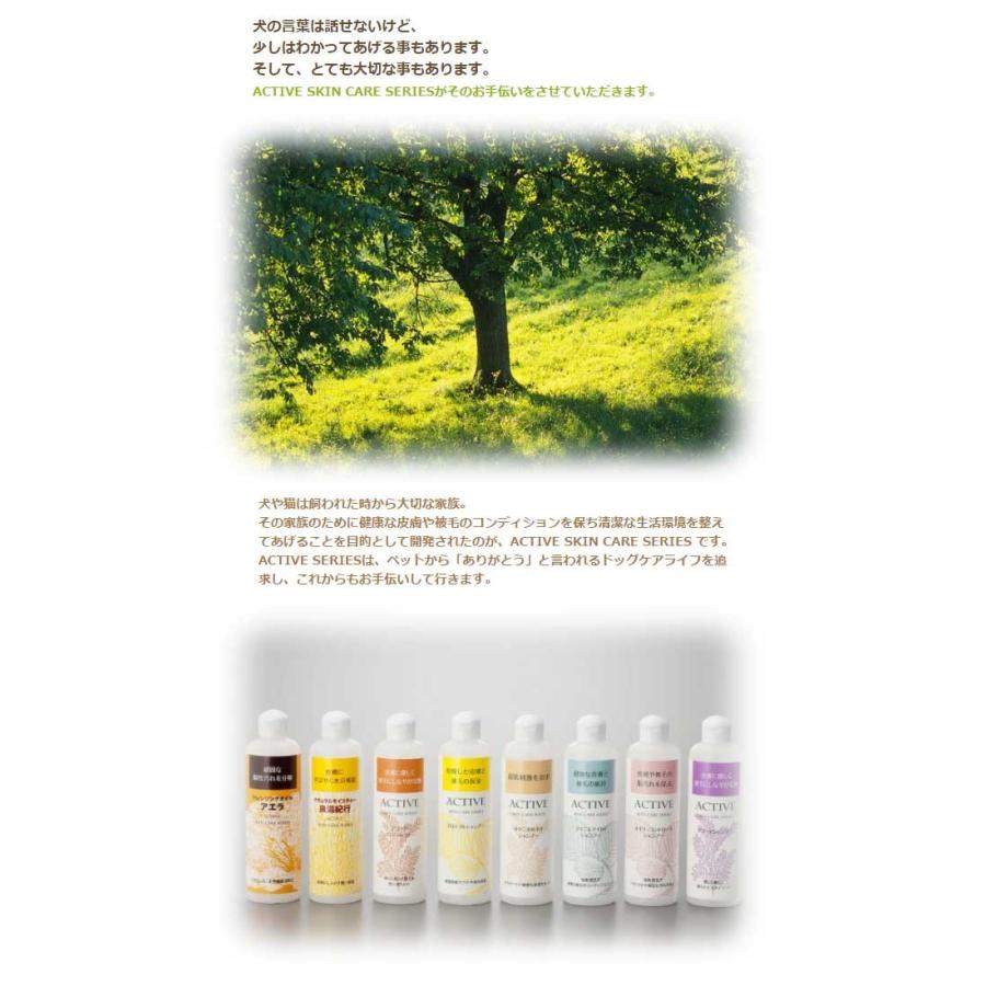 ACTIVE SKIN CARE SERIES オイリーコントロールシャンプー 300ml 犬用 保湿 皮膚改善 乾燥・フケ対策 汚れ除去 べたつき お手入れ アジル株式会社|pixy-dog|02