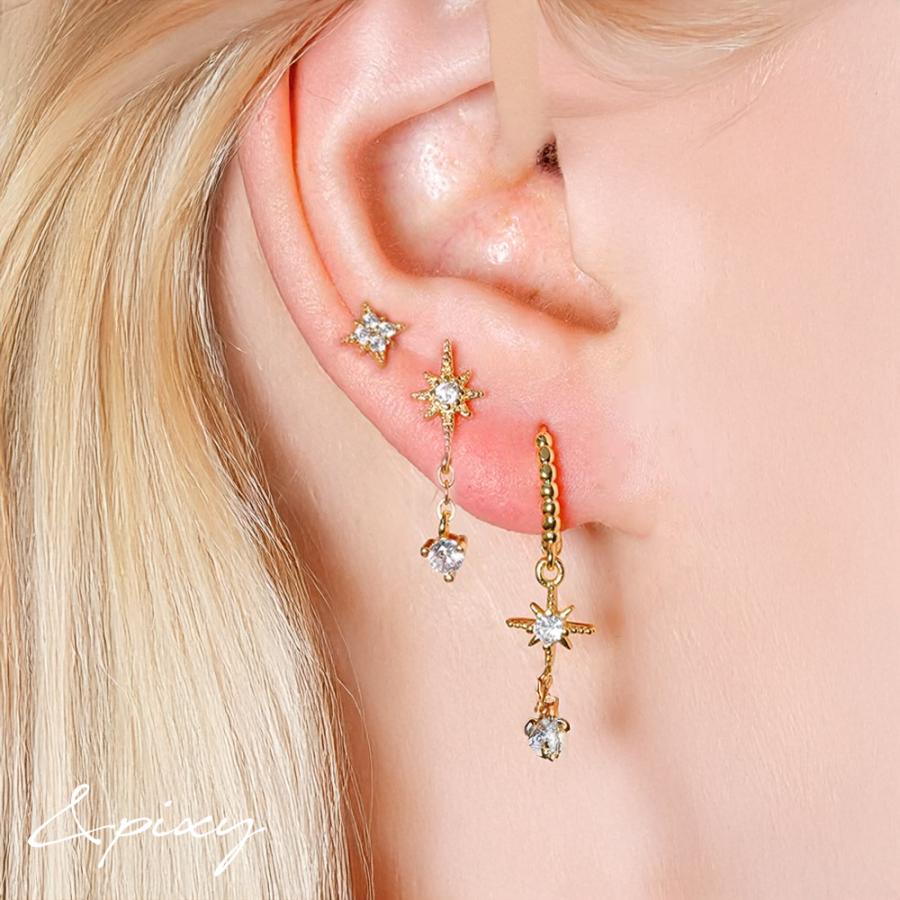 ピアス アレルギー対応ピアス つけっぱなし サージカルステンレス 
