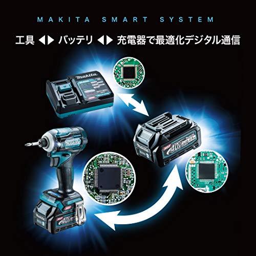マキタ インパクトドライバ40VmaxTD001黒 トルク220Nｍ 2.5Ahバッテリ2本・充電器付 TD001GRDXB - 2