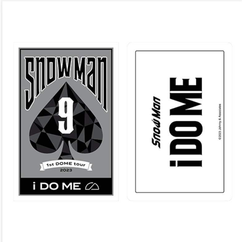Man iDOME 2023 トランプ SnowMan 1st DOME tour 2023 i DO ME オフィシャルグッズ トランプ