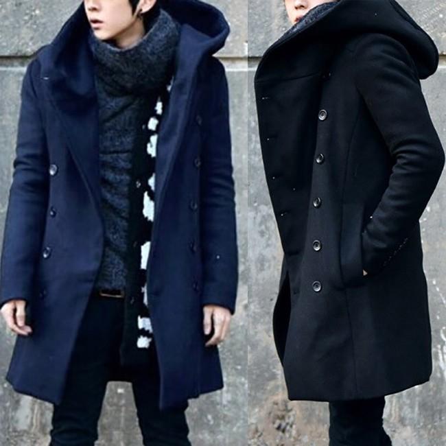 ロングコート メンズ コート フードコート トレンチコート メルトン フード ロング丈 無地 カジュアル 安い 秋 冬 ファッション Coat 248 Pizoff 通販 Yahoo ショッピング