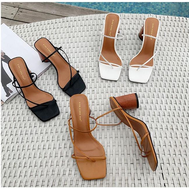 サンダル レディース ミュールサンダル 太ヒール ママサンダル 美脚 夏 痛くない シューズ 婦人靴 黒 白 茶 40代50代 Nx 236 Pizoff 通販 Yahoo ショッピング