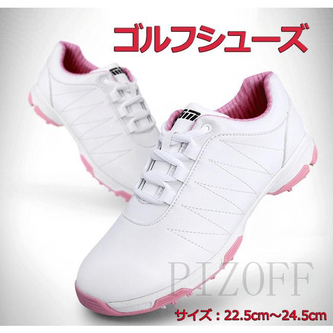 ゴルフシューズ レディース スパイクレスシューズ スポーツシューズ スニーカー カジュアルシューズ 防水 滑り止め おしゃれ Nx428 P Pizoff 通販 Yahoo ショッピング