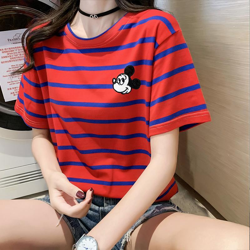 Tシャツ レディース ディズニー ミッキーマウス ミッキー柄 半袖 トップス ゆるtシャツ 丸首 ロング丈 大きいサイズ カジュアル 夏物 Nvtx41 Puente Japan 通販 Yahoo ショッピング