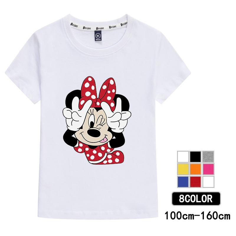 Tシャツ子供 ディズニー ミッキーマウスミニー柄トップス 半袖 女の子 通園 通学 キッズ 子供服 子ども服 夏物 100 110 1 130 140 ルームウェア Xhlt21 Puente Japan 通販 Yahoo ショッピング