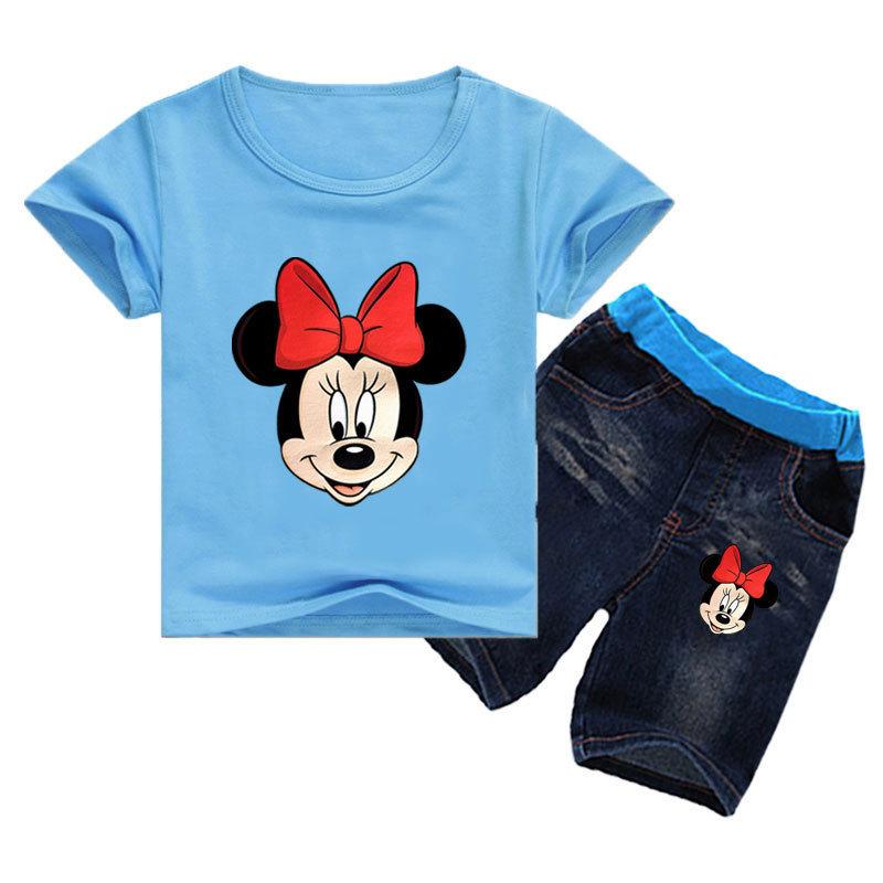 無料 子供服 セットアップ 女の子 ディズニー ミニー柄 半袖amp 半ズボン 夏物 上下セット キッズ ジュニア Tシャツ パンツ 可愛い おしゃれ 小学生 Novabookings Com Br