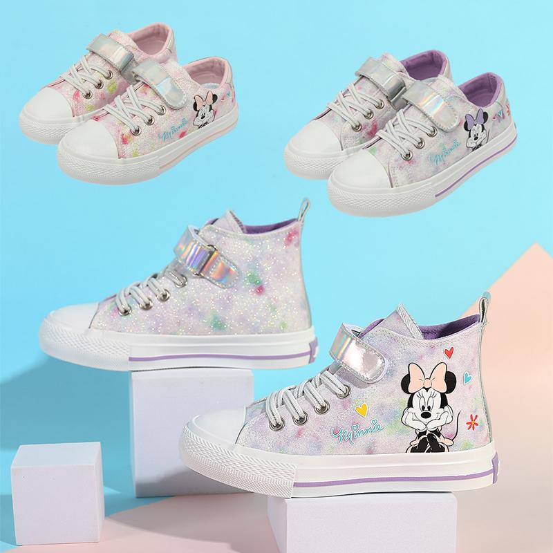 キッズ スニーカーディズニー ミッキー ミニー柄 女の子 男の子 通学 ジュニア 運動会 歩きやすい 軽量 可愛い 子供靴 滑り止め おしゃれ 16 5cm 23cm Xhxz31 Puente Japan 通販 Yahoo ショッピング
