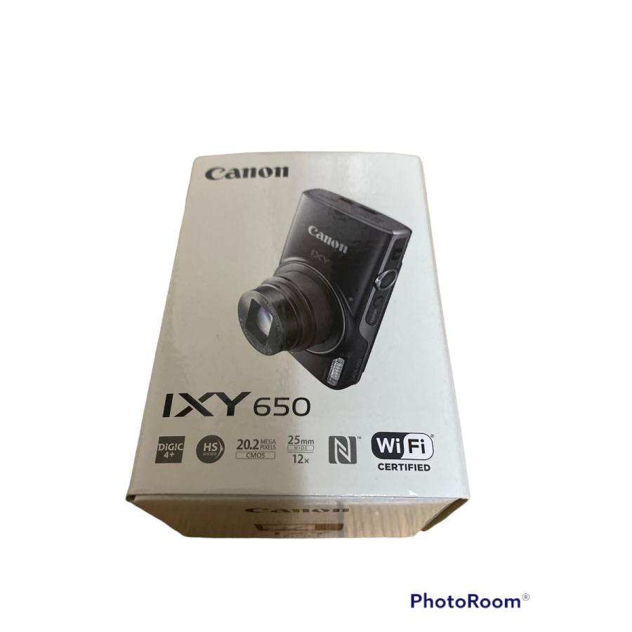 新作続Canon コンパクトデジタルカメラ IXY 光学12倍ズーム Wi-Fi対応 ブラック 650 IXY650 デジタルカメラ（コンパクト） 