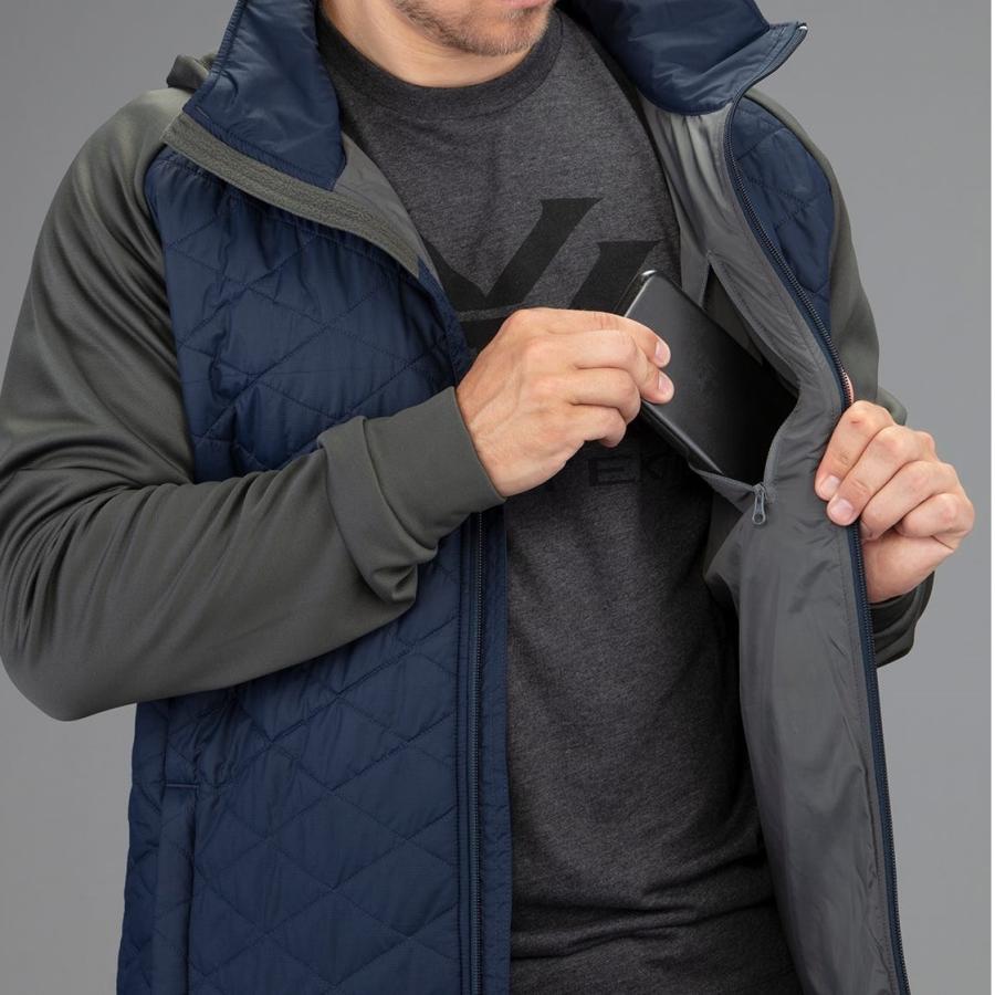 VORTEX FUSION PURSUIT JACKET Black Iris 40off 22053BLIPKウェーブ 通販