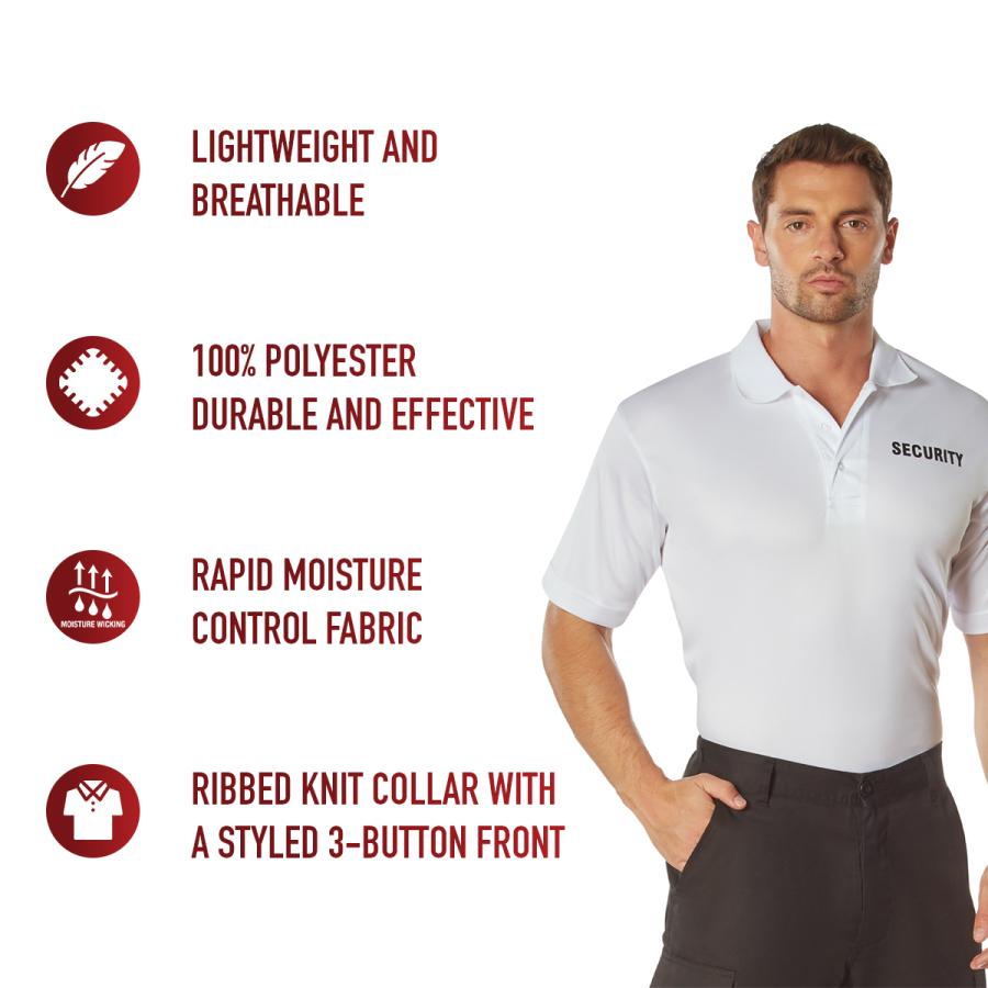 ロスコ Rothco ポロシャツ 半袖 Moisture Wicking Security Polo Shirt 3211 | ROTHCO | 17