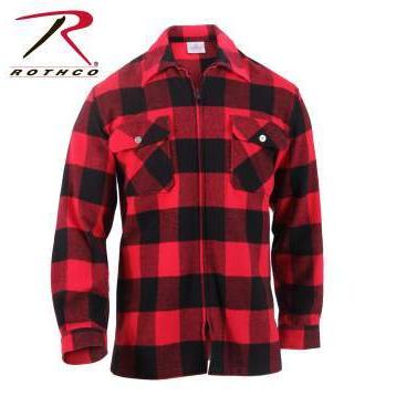 長袖シャツ　ロスコ　フランネンル　Rothco Concealed Carry Flannel Shirt　RED 3966 | ROTHCO