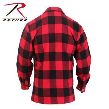長袖シャツ　ロスコ　フランネンル　Rothco Concealed Carry Flannel Shirt　RED 3966 | ROTHCO | 03