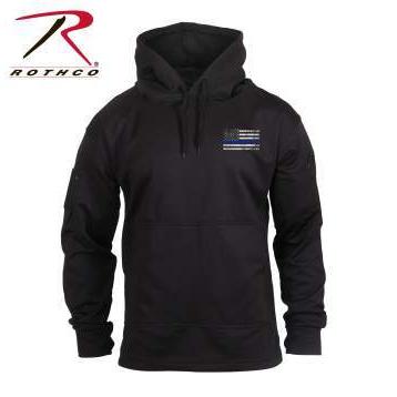 ロスコ　パーカー　Rothco Thin Blue Line Concealed Carry Hoodie　ブラック 52071 | ROTHCO