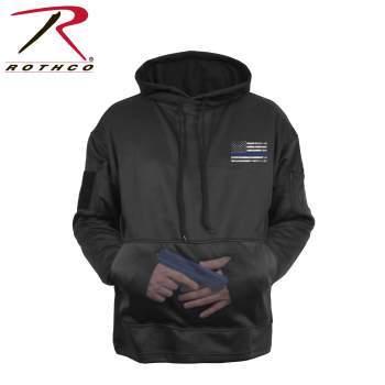 ロスコ　パーカー　Rothco Thin Blue Line Concealed Carry Hoodie　ブラック 52071 | ROTHCO | 03