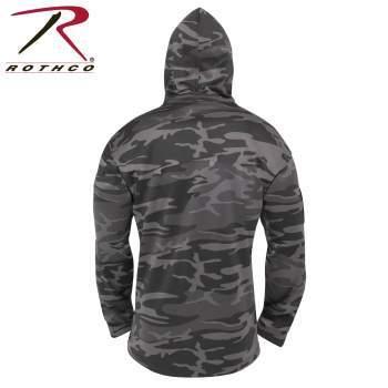 ロスコ パーカー メンズパーカー Rothco Concealed Carry Hoodie　BlackCamo 6135 | ROTHCO | 05