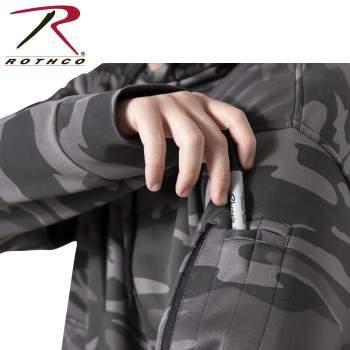ロスコ パーカー メンズパーカー Rothco Concealed Carry Hoodie　BlackCamo 6135 | ROTHCO | 08