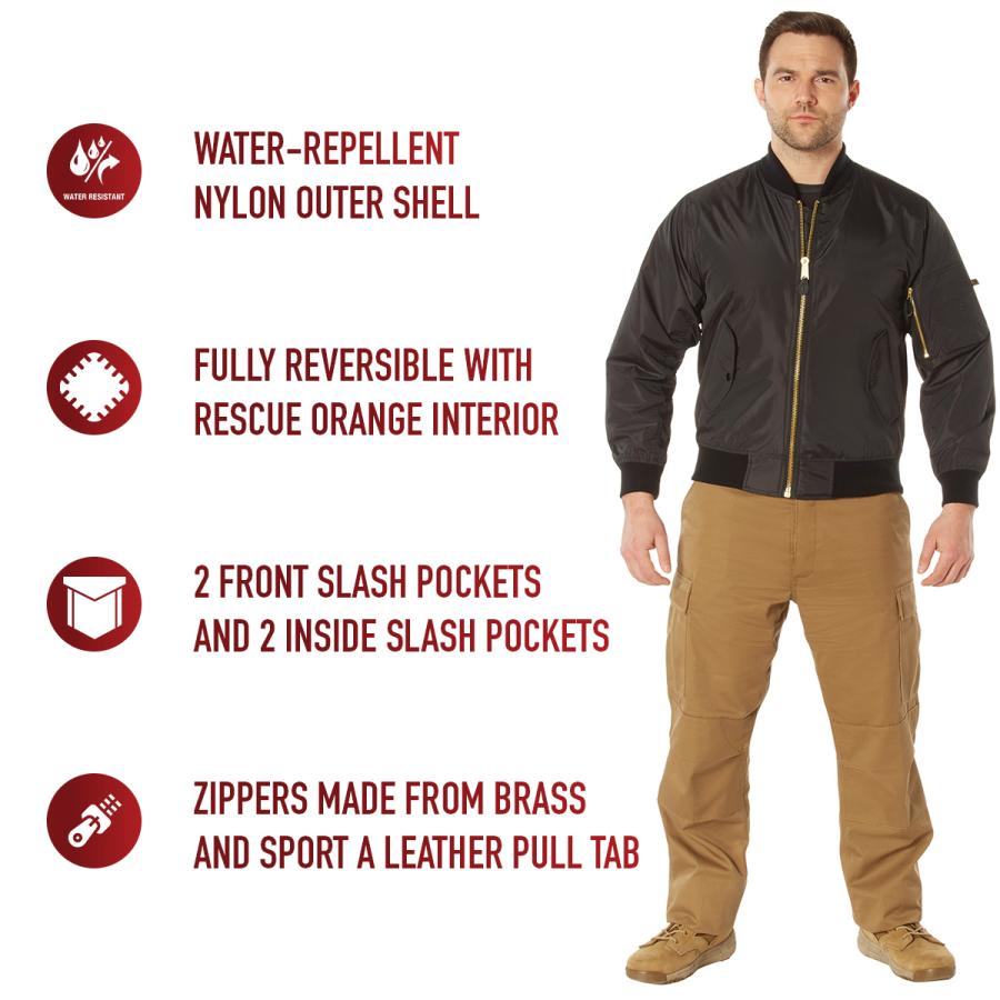 ロスコ フライトジャケット MA-1 ライトウェイト ミリタリー Rothco 6325 | ROTHCO | 07