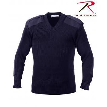 アクリル セーター　ミリタリー　ロスコ　Rothco G.I. Style Acrylic V-Neck Sweater　NavyBlue 6345 | ROTHCO