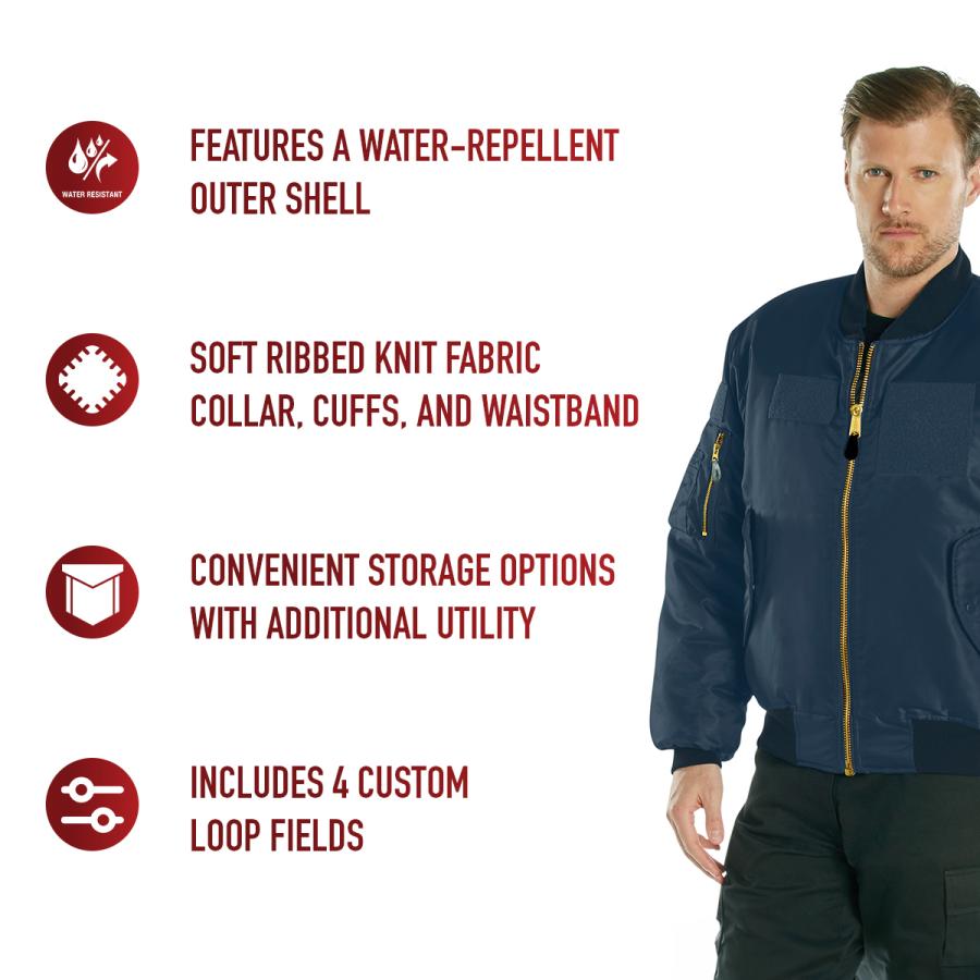 ロスコ フライトジャケット MA-1 パッチ(ワッペン)付き Rothco 7250-77250-77255-7240 | ROTHCO | 18