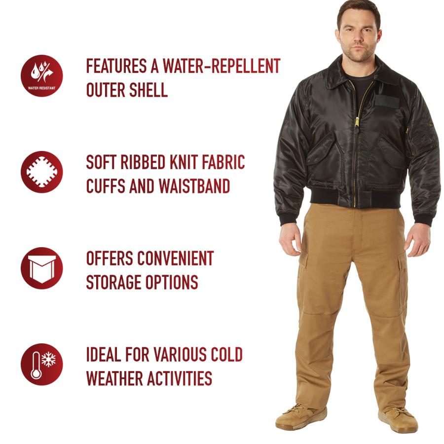 ロスコ MA-1 メンズ フライトジャケット CWU-45P ミリタリー Rothco フライトジャケット CWU-45P | ROTHCO | 10