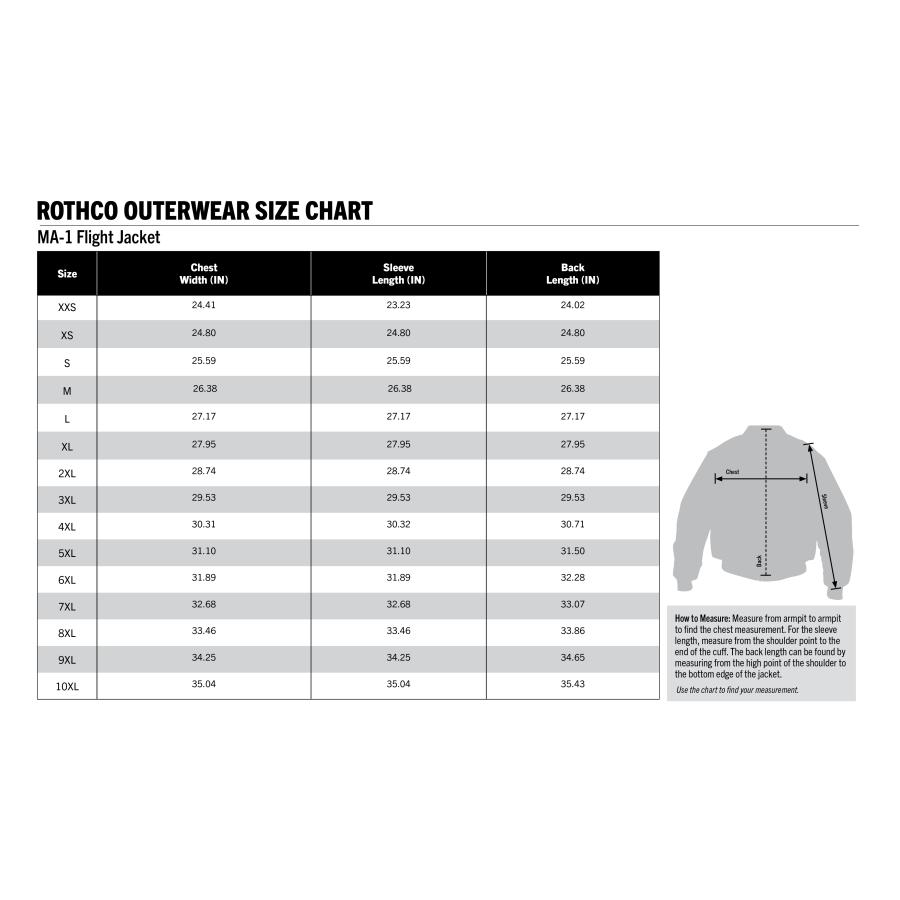 ロスコ MA-1 メンズ フライトジャケット CWU-45P ミリタリー Rothco フライトジャケット CWU-45P | ROTHCO | 11