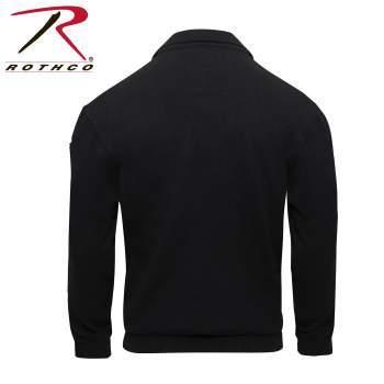 ロスコ　シャツ　ジョブシャツ　Rothco Firefighter / EMS Quarter Zip Job Shirt　Black 7650 | ROTHCO | 01
